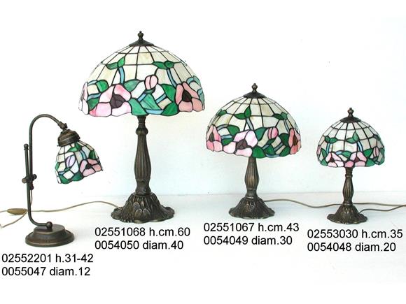 Lampade tiffany Tulipano, Lampadari in ferro battuto - Arte e Stile