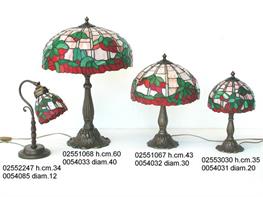 Lampade tiffany Fiore rosso