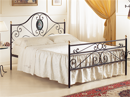 Letto Flora matrimoniale testata e pediera