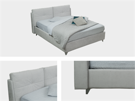 Letto imbottito Brina