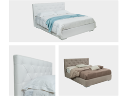 Letto imbottito Elysium