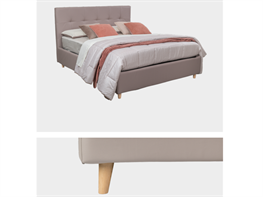 Letto imbottito Foggy