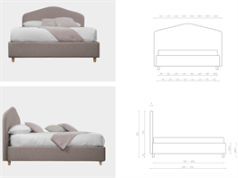 Letto imbottito Rifugio