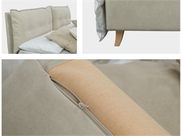 Letto imbottito Solstice