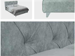 Letto imbottito Vesper